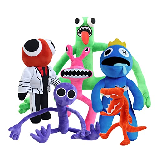 RDCIRP 6 Stück Regenbogen-Plüsch, Horror-Spiel, Kuscheltier, Freunde, Plüschpuppe, Geschenke for Spielefans, Halloween, Weihnachten, Mädchen, Junge, Geburtstag RDCIRP 6 Stück Regenbogen-Plüsch, Horror-Spiel, Kuscheltier, Freunde, Plüschpuppe, Geschenke for Spielefans, Halloween, Weihnachten, Mädchen, Junge, Geburtstag von RDCIRP