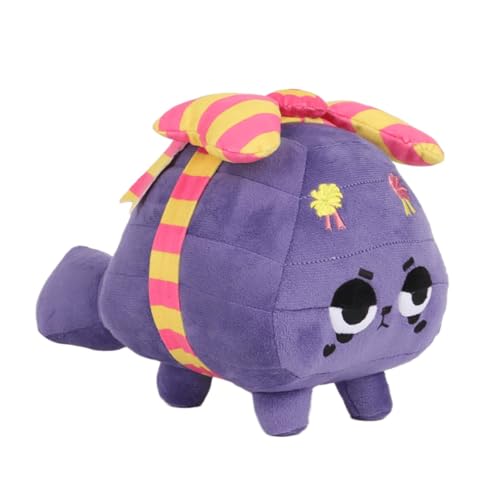 RDCIRP Dandy's World Plüsch, süße ausgestopfte Horror-Spielfigur, Plüschtier, weiche Kohle-Plüschkissenpuppe for Erwachsene Jungen und Mädchen, Geschenke for Spielefans(lila) von RDCIRP