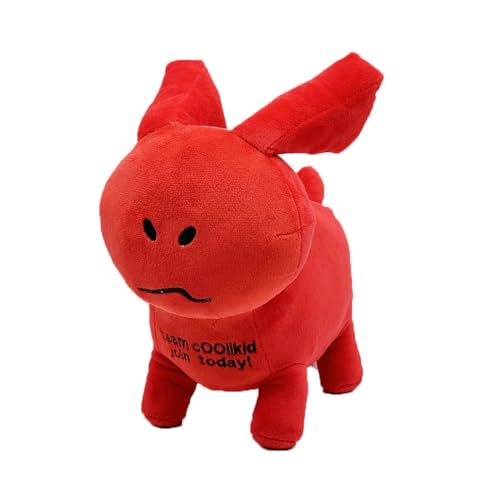 RDCIRP Forsaken Chance Gubby Plüschtier, süßes Stofftier-Kissen, Puppe for Gamer, Kinder, Geburtstagsgeschenke(rot) von RDCIRP
