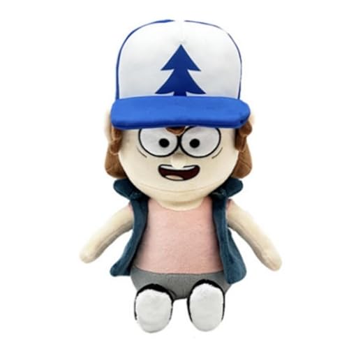 RDCIRP Gravity Falls Plüsch, gefüllte Anime-Figur, Plüschtier, Weird Town Mabel Pines Kissenpuppe for Jungen und Mädchen, Fangeschenke(A) von RDCIRP