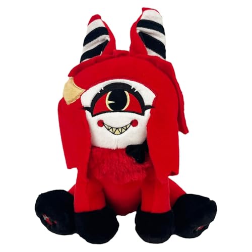 RDCIRP Hazbin Hotels Plüschtier, süße Stofftierfigur, Puppe, Cartoon-Sammelplüschtier, Wurfkissen for Kinder und Erwachsene, Spielefans(B) von RDCIRP