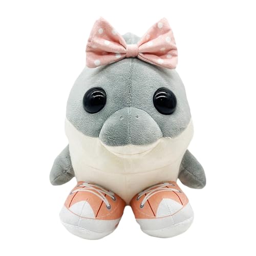 RDCIRP Italienisches Brainrot-Hai-Plüschtier, süßes Kuscheltier, Delfin-Plüschpuppe, kreative Anime-Figur, Plüschfigur, Cartoon-Kissen for Fans RDCIRP Italienisches Brainrot-Hai-Plüschtier, süßes Kuscheltier, Delfin-Plüschpuppe, kreative Anime-Figur, Plüschfigur, Cartoon-Kissen for Fans von RDCIRP