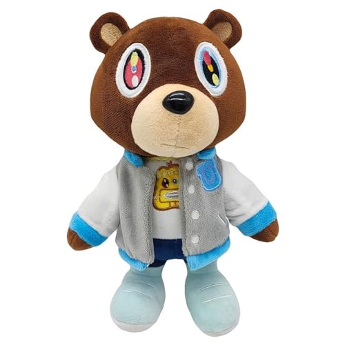 RDCIRP Kanye Teddybär Kuscheltier, Superweicher Teddybär Plüschtier, Stofftierspielzeug Plüsch for Fans Kinder Geschenk Dekoration Erwachsene Weihnachten (Color : A) von RDCIRP