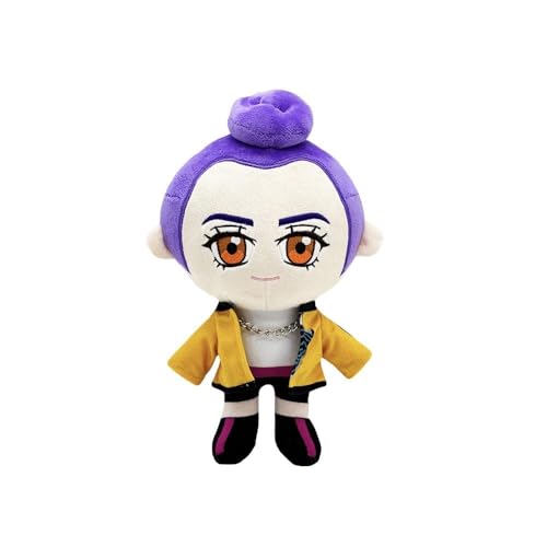 RDCIRP Kpop Demon Hunters Plüsch, süßes Stofftier, weiches Cartoon-Kissen, Figur, Puppe for Heimdekoration, Fans, Mädchen, Jungen, Geschenke, Stressabbau, kuscheliges Plüschspielzeug(F) von RDCIRP