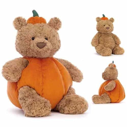 RDCIRP Kürbisbär-Plüsch, Stofftier-Plüschtier, Squishy-Bär-Spielzeug, umarmbares Puppenkostüm, süßes Spielzeug for Jungen und Mädchen, Halloween-Party RDCIRP Kürbisbär-Plüsch, Stofftier-Plüschtier, Squishy-Bär-Spielzeug, umarmbares Puppenkostüm, süßes Spielzeug for Jungen und Mädchen, Halloween-Party von RDCIRP