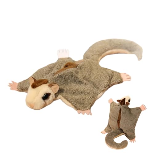 RDCIRP Magnetisches Zuckergleiter-Plüschtier, süßes Stofftier, fliegendes Eichhörnchen, Plüschpuppe for Jungen und Mädchen, Geschenke von RDCIRP