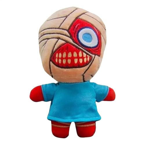 Mundspülendes Plüschtier, weiches Monster-Horror-Spiel, gefüllte Figurenpuppe, rote Bandage-Mann-Puppe, stilles Unglück, peripheres Plüschkissen, Cartoon-Plüschspielzeug for Jungen und Mädchen Mundspülendes Plüschtier, weiches Monster-Horror-Spiel, gefüllte Figurenpuppe, rote Bandage-Mann-Puppe, stilles Unglück, peripheres Plüschkissen, Cartoon-Plüschspielzeug for Jungen und Mädchen von RDCIRP