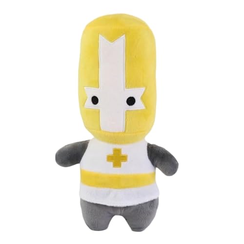RDCIRP Niedliches Ritter-Plüschtier, niedliche ausgestopfte Anime-Plüschfigur, weiche Kissenpuppe for Spielefans, Heimdekorationsgeschenke(Gelb) von RDCIRP
