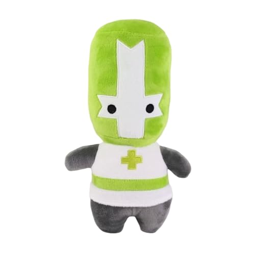 RDCIRP Niedliches Ritter-Plüschtier, niedliche ausgestopfte Anime-Plüschfigur, weiche Kissenpuppe for Spielefans, Heimdekorationsgeschenke(Grün) von RDCIRP