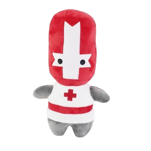 RDCIRP Niedliches Ritter-Plüschtier, niedliche ausgestopfte Anime-Plüschfigur, weiche Kissenpuppe for Spielefans, Heimdekorationsgeschenke(rot) von RDCIRP