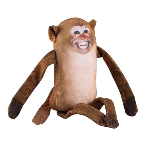 RDCIRP Plüschaffe mit offenem Mund, süßer ausgestopfter AFFE, lustiges interaktives Spielzeug, Handpuppe mit offenem Mund, Plüschpuppe for Mädchen und Jungen, Geschenke von RDCIRP