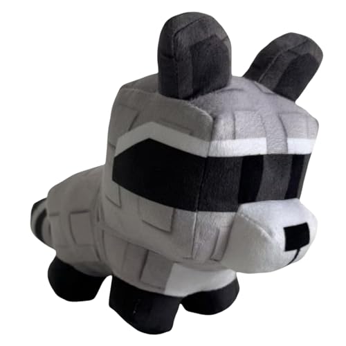 RDCIRP Plüschtier Grow a Garden, Gartenhaustier, Waschbär, Rotfuchs, Kuscheltier, Plüschspielzeug, Sammlerkissen, Puppe for Spielefans, Jungen, Mädchen, Erwachsene, Geschenke(grau) von RDCIRP