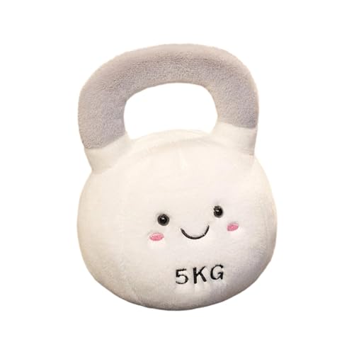 RDCIRP Plüschtier in Kugelhantelform, süße Kissenpuppe, sensorisches Plüschtier for frühes Lernen als Geschenk for Mädchen und Jungen(Weiß) von RDCIRP