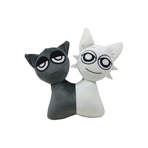 RDCIRP Sprunki-Plüschtier, Horror-Spiel-Plüschtiere, 2-in-1-süße Stofftierfigur, Kissenpuppe for Spielefans und Sammler, Heimdekoration(D) von RDCIRP