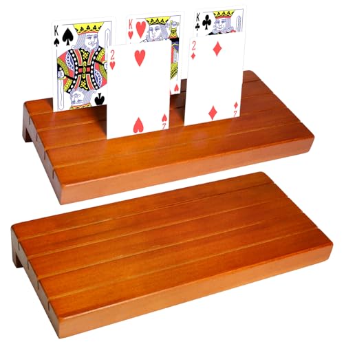 RDTOK Spielkartenhalter Kartenhalter Holz, 2 Stück Kartenhalter Kinder Kartenhalter Spielkarten für Senioren und Kinder Behält Stets den Überblick RDTOK Spielkartenhalter Kartenhalter Holz, 2 Stück Kartenhalter Kinder Kartenhalter Spielkarten für Senioren und Kinder Behält Stets den Überblick von RDTOK