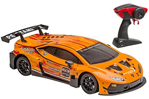 RE-EL TOYS - Lamborghini Huracan GT3 orange - Rc mit voller Kontrolle 2.4GHz Maßstab 1:12 (39cm) - Wiederaufladbarer Lithium-Akku im Lieferumfang enthalten - 2287 von RE-EL TOYS