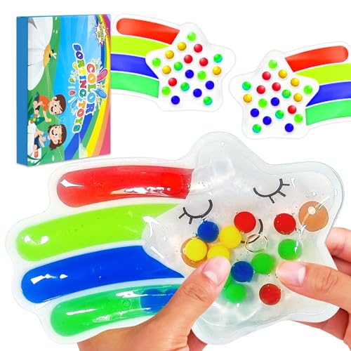 Farbsortierspielzeug, Autismus Spielzeug, Sensorisches Spielzeug zum Sortieren der Farben, Anti Stress Sensorik Spielzeug, Farbsortierung Motorikspielzeug für ADHS Kinder Erwachsener Farbsortierspielzeug, Autismus Spielzeug, Sensorisches Spielzeug zum Sortieren der Farben, Anti Stress Sensorik Spielzeug, Farbsortierung Motorikspielzeug für ADHS Kinder Erwachsener von READREAM