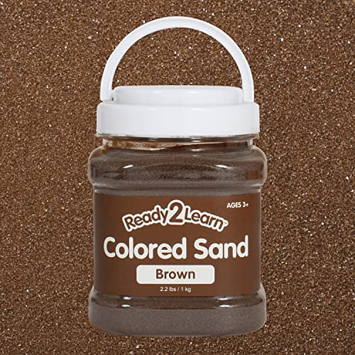 READY 2 LEARN Farbiger Sand – Braun – 1 kg – Spielsand für Kinder – perfekt für Hochzeitszeremonien, Handwerk, sensorische Behälter und Vasenfüller READY 2 LEARN Farbiger Sand – Braun – 1 kg – Spielsand für Kinder – perfekt für Hochzeitszeremonien, Handwerk, sensorische Behälter und Vasenfüller von READY 2 LEARN