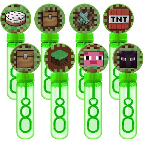 12Pcs Pixel Blase Stäbe für Pixel Thema Geburtstagsparty Bevorzugungen Kinder Blasen Party Zubehör 12Pcs Pixel Blase Stäbe für Pixel Thema Geburtstagsparty Bevorzugungen Kinder Blasen Party Zubehör von REAGAR