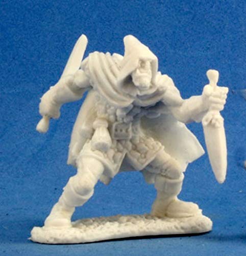 Pechetruite 1 x Rogan HALH ORC Rogue - Reaper Bones Miniature zum Rollenspiel Kriegsspiel - 77224 von REAPER MINIATURES