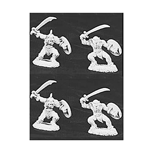 Reaper Miniatures 06009 - Dunkle Legenden Armeepack - Orkkrieger - Zinnminiatur (unbemalt) von REAPER MINIATURES