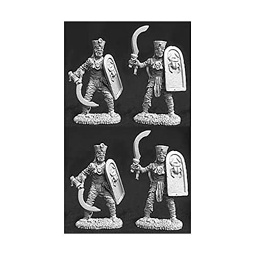 Reaper Miniatures 06059 - Dunkle Legenden Armeepack - Grabwächter (4) - Zinnminiatur von REAPER MINIATURES