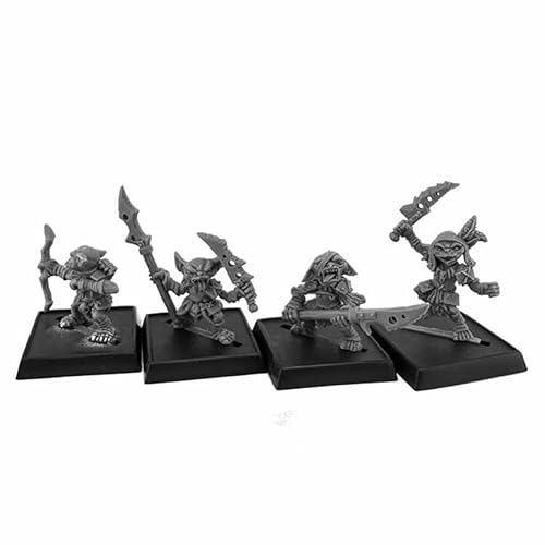 Reaper Miniatures Goblin Warriors Miniatur-Figur, 25 mm, heldenhafte Skala, Pathfinder, Knochen Reaper Miniatures Goblin Warriors Miniatur-Figur, 25 mm, heldenhafte Skala, Pathfinder, Knochen von Reaper Miniatures