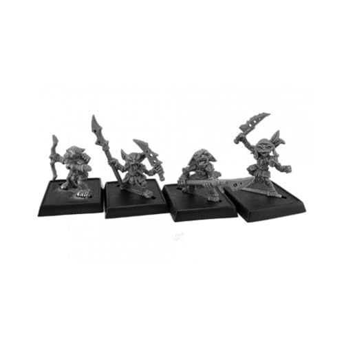 Reaper Miniatures Goblin Warriors Miniatur-Figur, 25 mm, heldenhafte Skala, Pathfinder, Knochen von Reaper Miniatures