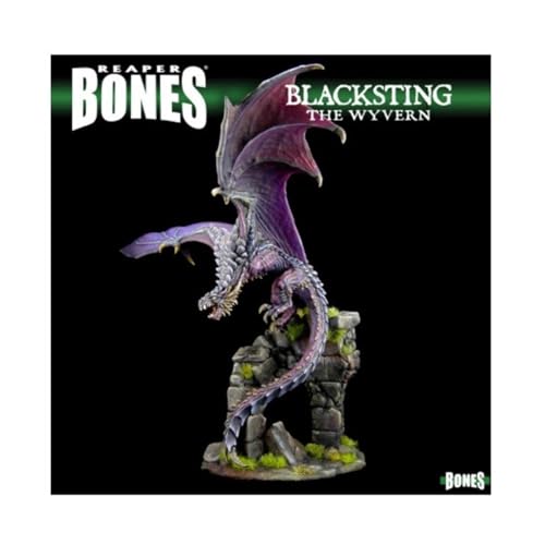 Reaper Blacksting The Wyvern Miniatur-Figur, heldenhafte Skala, 25 mm, Dark Heaven Bones Miniaturen Reaper Blacksting The Wyvern Miniatur-Figur, heldenhafte Skala, 25 mm, Dark Heaven Bones Miniaturen von Reaper
