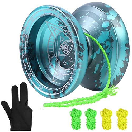 REAQUE JoJo Profi für Kinder / Erwachsene, Professionelles Aluminium-Jo-Jo, Zwei Sätze von Lagern, Nicht ansprechende Lager / empfindliche Lager Yo-Yo, für Anfänger und professionelle Spieler REAQUE JoJo Profi für Kinder / Erwachsene, Professionelles Aluminium-Jo-Jo, Zwei Sätze von Lagern, Nicht ansprechende Lager / empfindliche Lager Yo-Yo, für Anfänger und professionelle Spieler von REAQUE