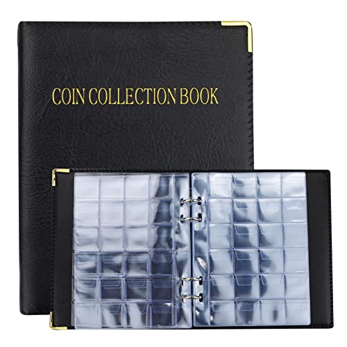 20 Seiten, 480 Hüllen, Münzsammlung, und Reinigungstuch, Silber, Leder, Digitalismusalbum, Münzsammlung, Penny-Sammlung, mit Cover 20 Seiten, 480 Hüllen, Münzsammlung, und Reinigungstuch, Silber, Leder, Digitalismusalbum, Münzsammlung, Penny-Sammlung, mit Cover von REBECASKYENS