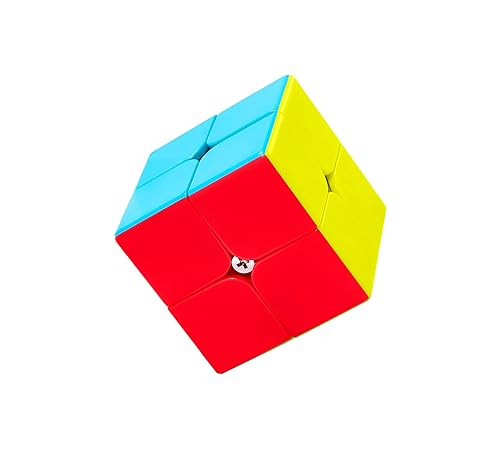 Magischer Würfel 2x2 Speed Cube, Geschwindigkeitswürfel 2x2x2 - 3D-Puzzle oder Puzzle für Kinder [Leicht und reibungslos drehen] - Fordern Sie Ihren Geist mit unserem 2x2-Würfel heraus! - Originelles von RECIÉNACIDOS