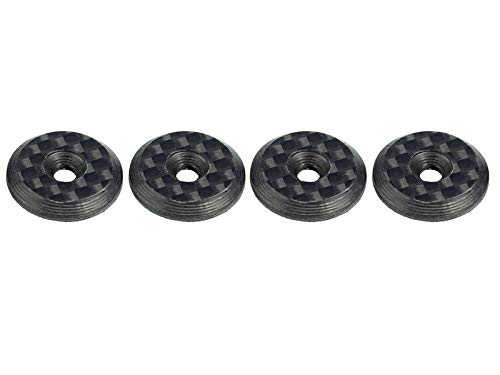 RECKWARD TUNING RT Kohlefaser Unterlegscheiben für 1:8 Spoiler Wing Washer 4 Stück RECKWARD TUNING RT Kohlefaser Unterlegscheiben für 1:8 Spoiler Wing Washer 4 Stück von RECKWARD TUNING