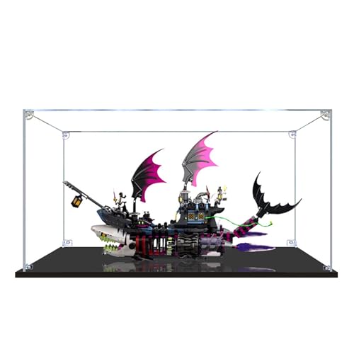 Acryl-Vitrine, Kompatibel mit Lego 71469 Modell, Transparente Staubdichte Vitrine, 60 * 30 * 35cm (ohne Modell)(2mm) von REDBMX