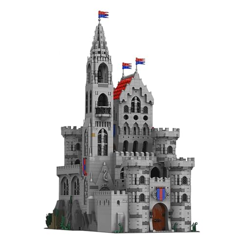 Klemmbausteine Haus, MOC-193221 Mittelalterliches Löwenschloss Bausteine Bausatz, Gebäude Modellbausatz, Bauspielzeuge für Erwachsene, 3993 Teile, Kompatibel mit LG Klemmbausteine Haus, MOC-193221 Mittelalterliches Löwenschloss Bausteine Bausatz, Gebäude Modellbausatz, Bauspielzeuge für Erwachsene, 3993 Teile, Kompatibel mit LG von REDBMX