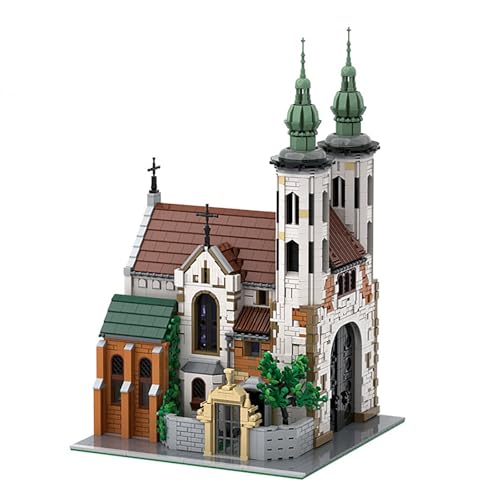 Klemmbausteine Haus, St Andrew's Church Bausteine Bausatz, Gebäude Modellbausatz, Bauspielzeuge für Erwachsene, 3056 Teile, Kompatibel mit LG Klemmbausteine Haus, St Andrew's Church Bausteine Bausatz, Gebäude Modellbausatz, Bauspielzeuge für Erwachsene, 3056 Teile, Kompatibel mit LG von REDBMX