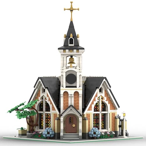 Klemmbausteine Haus, St. Joseph Memorial Church Bausteine Bausatz, Gebäude Modellbausatz, Bauspielzeuge für Erwachsene, 3118 Teile, Kompatibel mit LG Klemmbausteine Haus, St. Joseph Memorial Church Bausteine Bausatz, Gebäude Modellbausatz, Bauspielzeuge für Erwachsene, 3118 Teile, Kompatibel mit LG von REDBMX