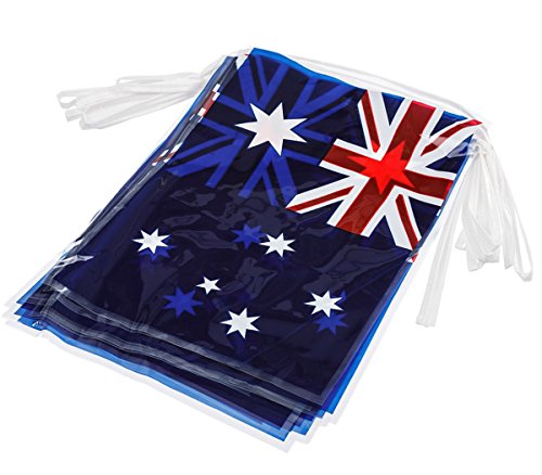 REDSTAR 10 m Australien-Wimpelkette Aussie Day Party Garten Girlande Banner von REDSTAR