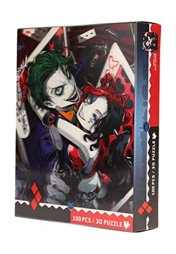 REDSTRING RS531127 Linsenpuzzle Teile DC Comics Joker Y Harley Quinn 100 Stück, bunt, Talla única von SD TOYS