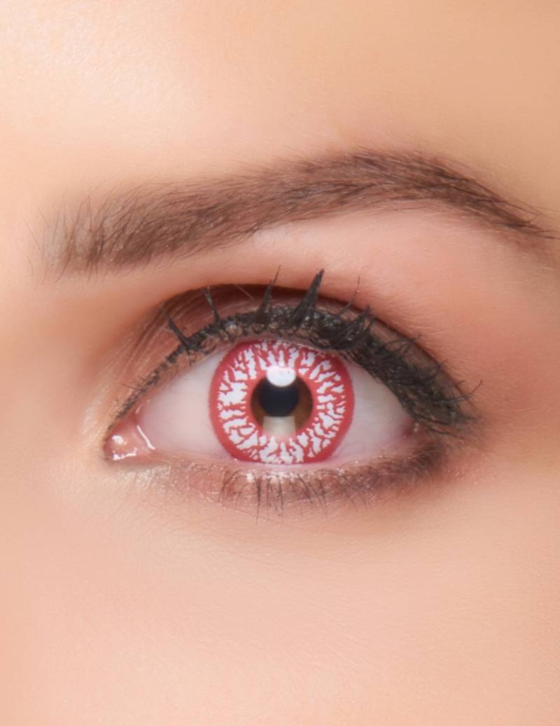Kontaktlinsen blutige Adern rot-weiss von ZOELIBAT