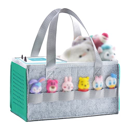 Tragetasche für Toniebox-Starterset und Zubehör, Filz-Organizer-Tasche für Tonies-Figur, Reise-Tragetasche mit Griff (Grün) von REEKNOKOL