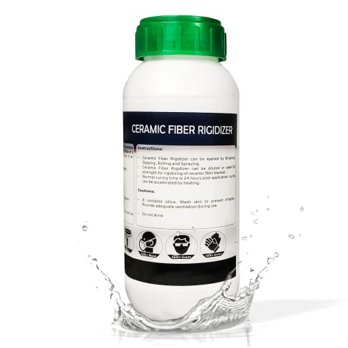 REFRATECH Rigidizer für Keramikfaserbeschichtung, 2300 F bewertet, feuerfeste Isolierung, Oberflächenbeschichtung für Keramikfaser, Deckenplatten, Wolle, 473 ml Rigidizer REFRATECH Rigidizer für Keramikfaserbeschichtung, 2300 F bewertet, feuerfeste Isolierung, Oberflächenbeschichtung für Keramikfaser, Deckenplatten, Wolle, 473 ml Rigidizer von REFRATECH