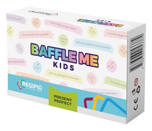 REGIPIO Lernspiele Englisch für Kinder - Baffle Me Present Perfect - Englisch Lernen Kinder Spiel A2 - Kartenspiel Kinder Englisch - Lernspiel Englisch - Spiele Englisch Grundschule REGIPIO Lernspiele Englisch für Kinder - Baffle Me Present Perfect - Englisch Lernen Kinder Spiel A2 - Kartenspiel Kinder Englisch - Lernspiel Englisch - Spiele Englisch Grundschule von REGIPIO