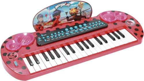 Reig 2679 Ladybug Elektronisches Keyboard, rot, Medium von REIG