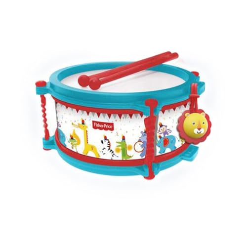 REIG 2726 Fisher Price Trommel im Etui 19 cm, Mehrfarbig von REIG