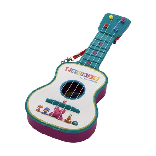 Reig Pocoyo 4-Saiten Gitarre,Blau/Rosa Sortiert von REIG