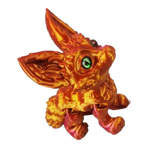 3 Abmessungen Gedruckte Füchse 3 Dimension Gedruckte Tiere Zappeln Spielzeug Für Stress Relief Desktop Haustier Dekore Statuen Flexible Gelenk Artikulierte Zappelspielzeug von REITINGE