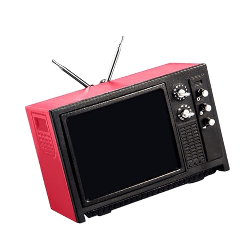 Kunststoff Miniatur Fernseher Model Figur Für Puppenhausdekoration Realistische Fernseher Kinder Und Sammlerszene Darstellung Miniaturfernseher Sammler von REITINGE