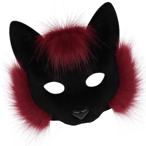 Praktische Halbgesichtsfüchse Cosplay Zubehör Bequeme Verschleiß Requisiten Für Halloween Cosmetics Carnivals Portable Maske Praktische Halbgesichtsfüchse Cosplay Zubehör Bequeme Verschleiß Requisiten Für Halloween Cosmetics Carnivals Portable Maske von REITINGE