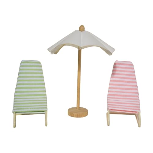 Puppenhaus Zakka Stuhl Modell Realistische Puppenhäuser Parasol Stuhl 1:12 Modell Spielzeugkinder Rollenspielmöbel von REITINGE